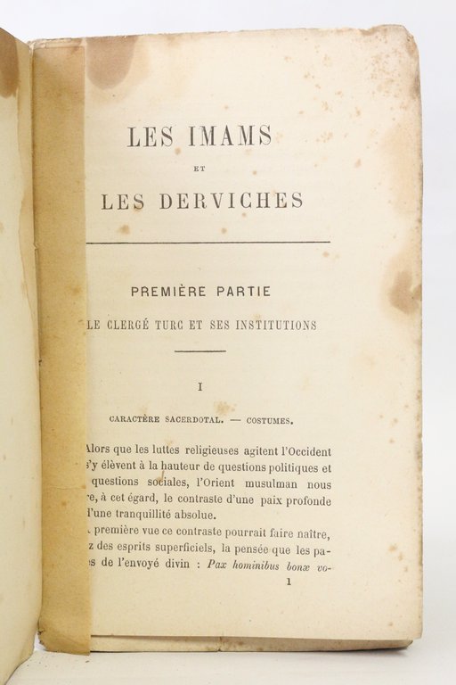 Les imans et les derviches. Pratiques, superstitions et moeurs des …