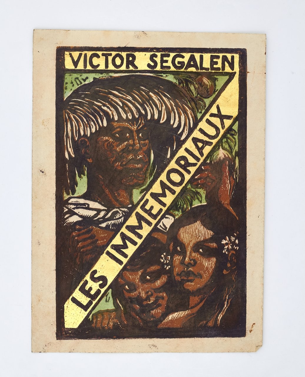 Les Immémoriaux - Bois dessiné, gravé et tiré en couleur …