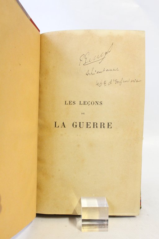 Les leçons de la guerre