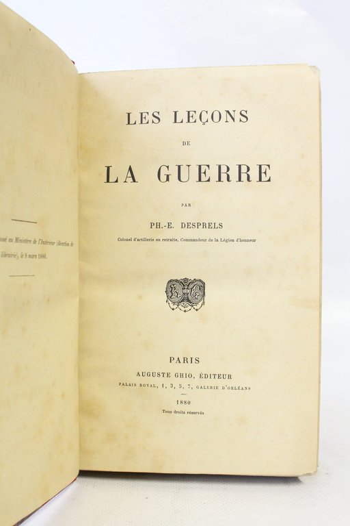 Les leçons de la guerre