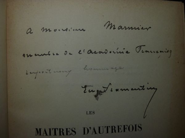 Les maîtres d'autrefois