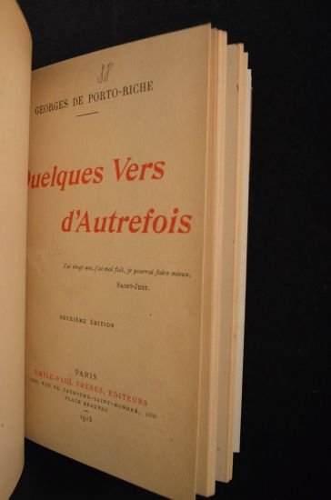 Les Malefilâtre. - Bonheur manqué. - Quelques vers d'autrefois