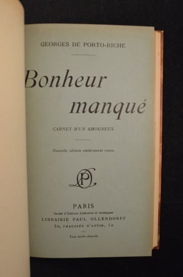 Les Malefilâtre. - Bonheur manqué. - Quelques vers d'autrefois