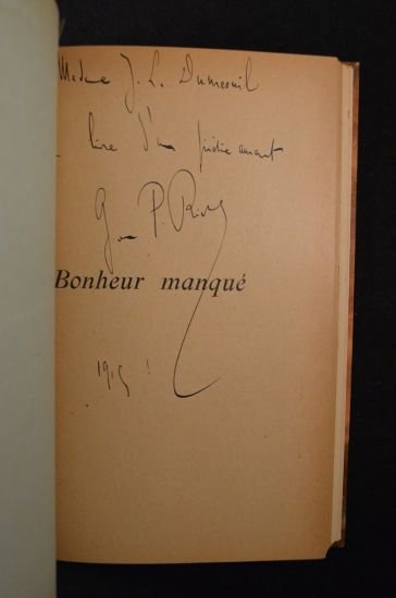 Les Malefilâtre. - Bonheur manqué. - Quelques vers d'autrefois