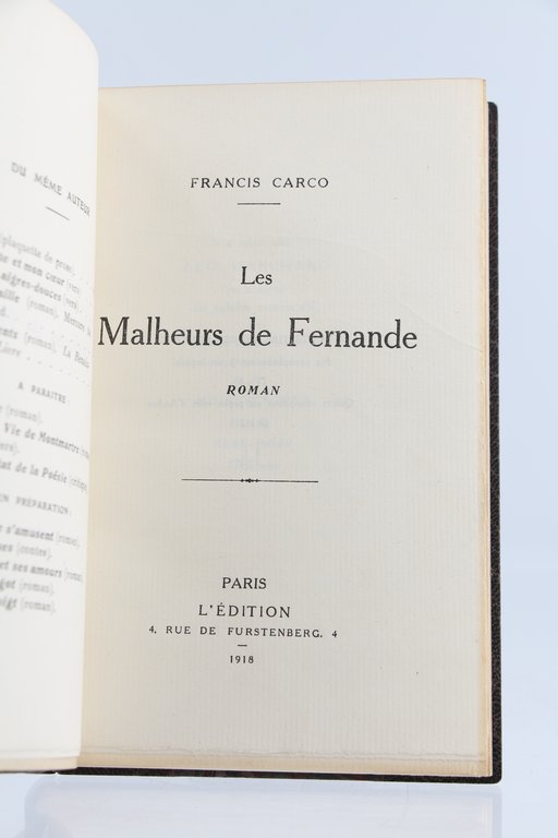 Les malheurs de Fernande