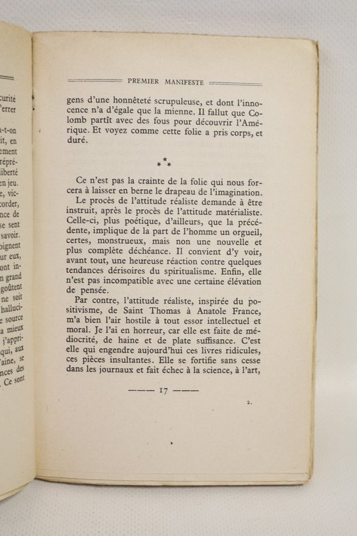 Les manifestes du surréalisme suivis de Prolégomènes à un troisième …