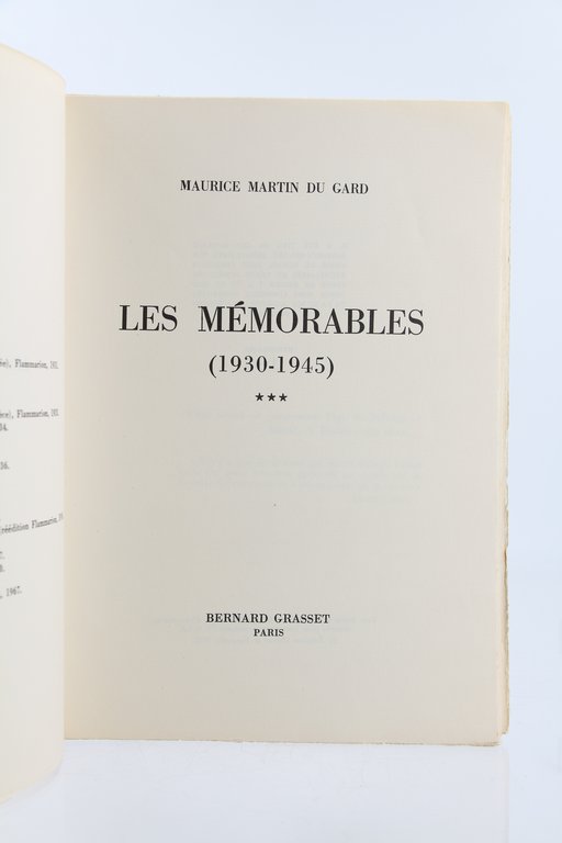 Les mémorables