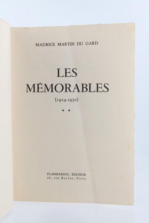 Les mémorables