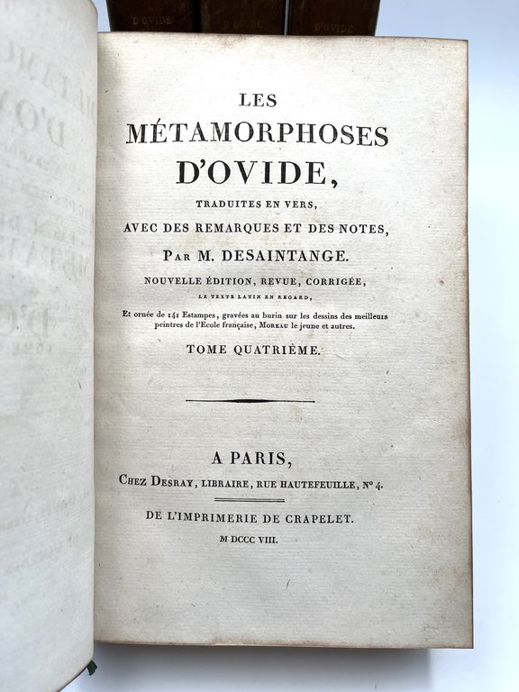 Les métamorphoses d'Ovide
