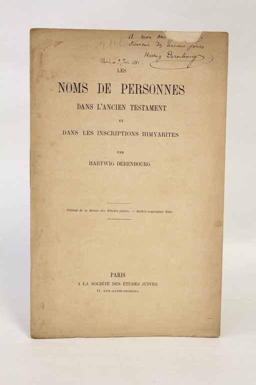 Les noms de personnes dans l'Ancien Testament et dans les …