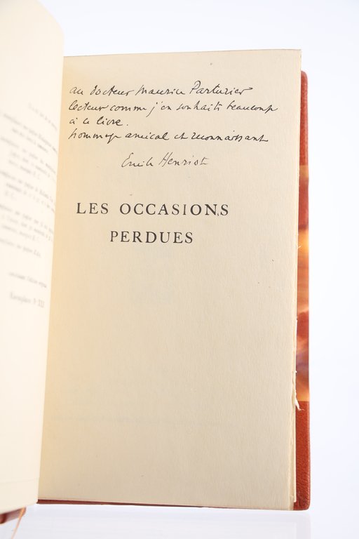 Les Occasions perdues