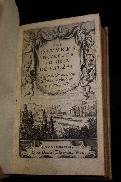 Les Oeuvres diverses du Sieur de Balzac