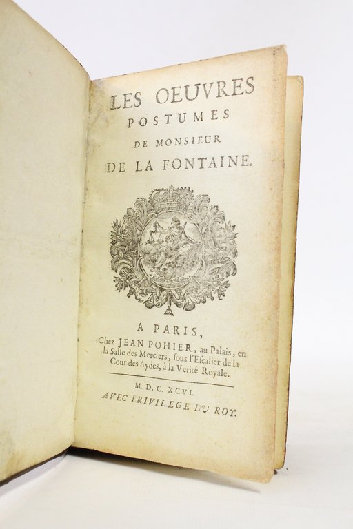 Les Oeuvres posthumes de Monsieur de La Fontaine