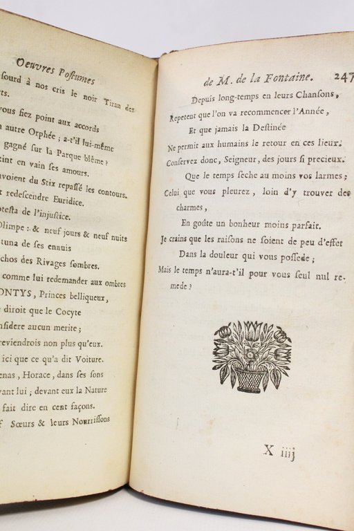 Les Oeuvres posthumes de Monsieur de La Fontaine