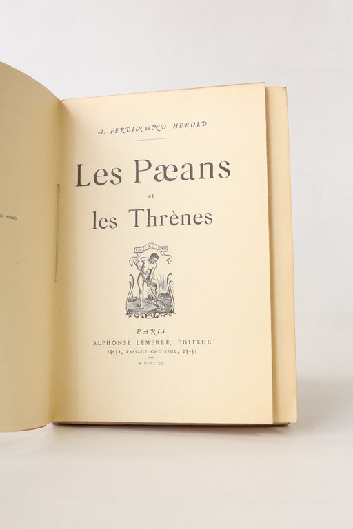 Les paeans et les thrènes