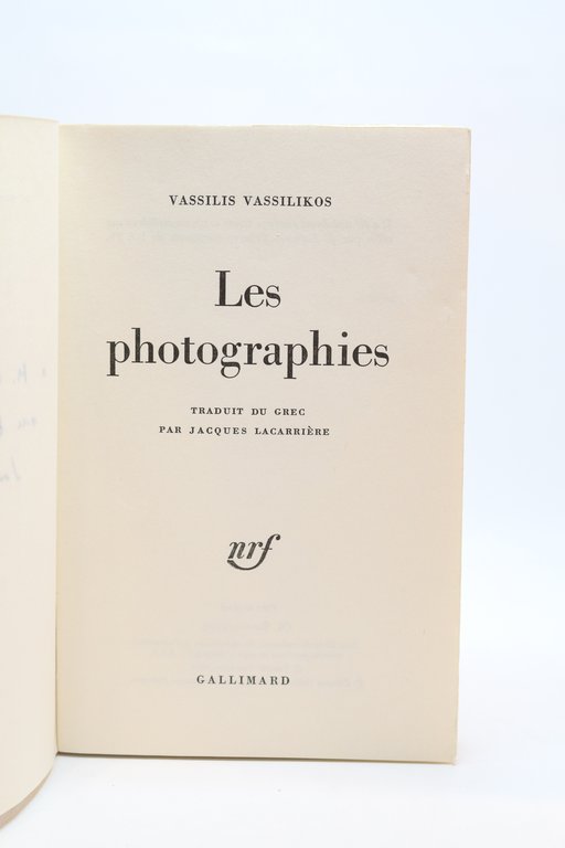 Les photographies
