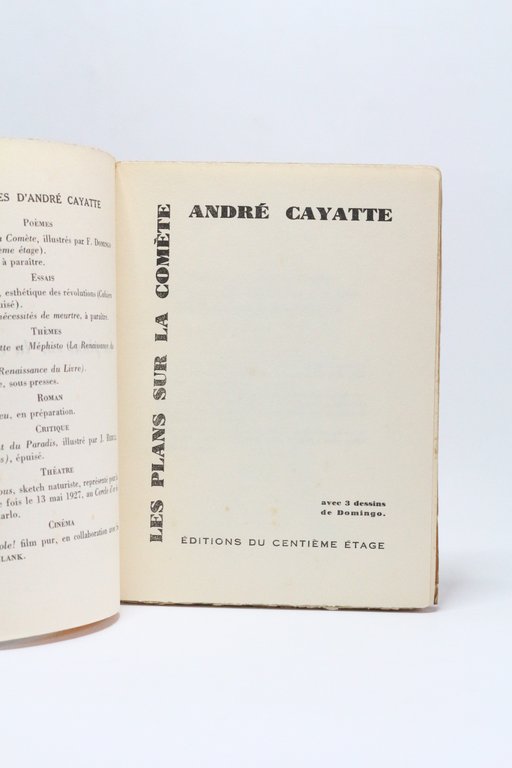 Les plans sur la comète