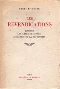 Les revendications