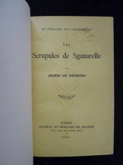 Les scrupules de Sganarelle