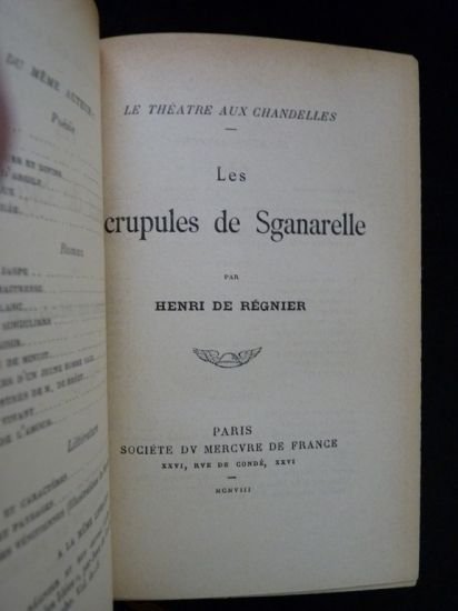 Les scrupules de Sganarelle