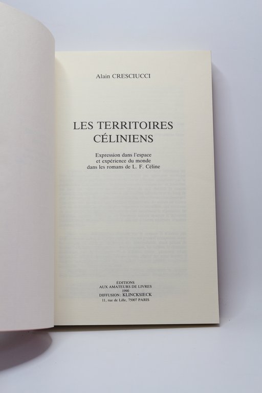 Les territoires céliniens