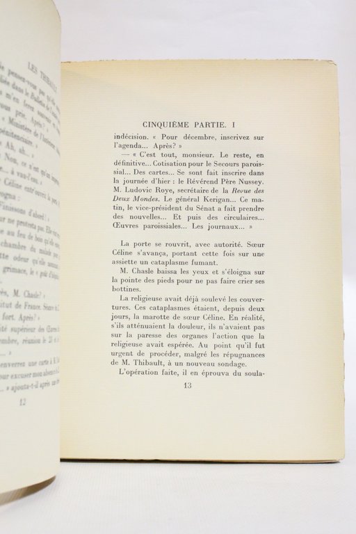Les Thibault - Cinquième partie. La Sorellina
