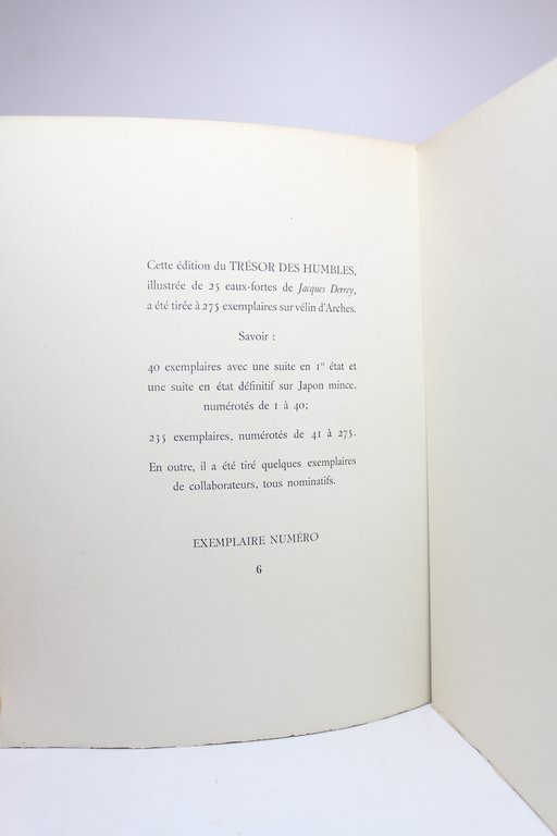 Les trésors des humbles