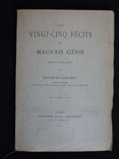 Les vingt-cinq récits du mauvais génie