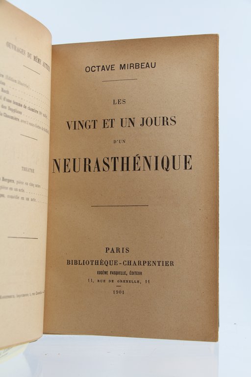 Les vingt et un jours d'un neurasthénique