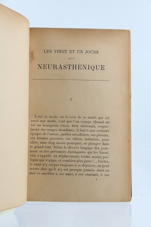 Les vingt et un jours d'un neurasthénique