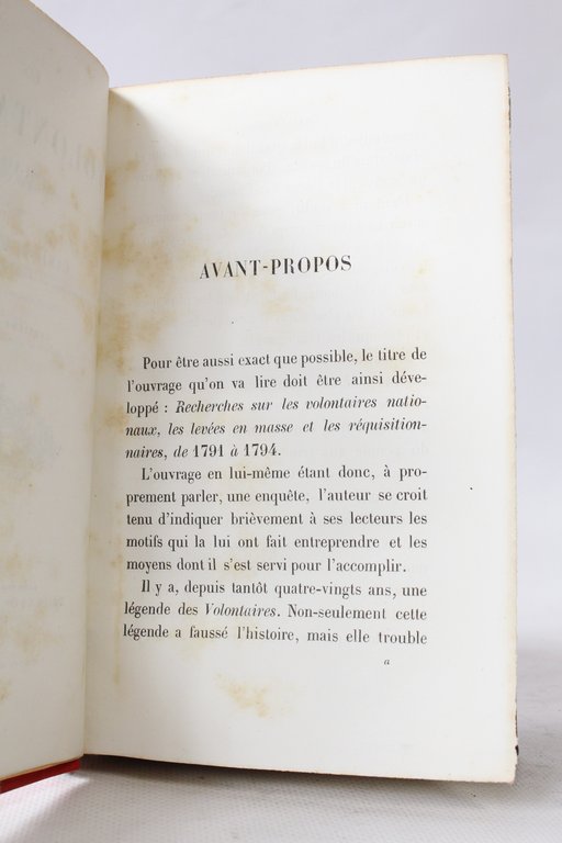 Les volontaires 1791-1794