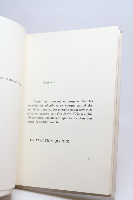 Lettre à André Verdet. Plastique et poésie