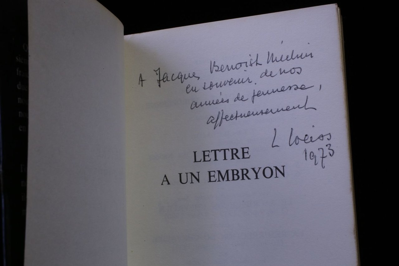 Lettre à un embryon