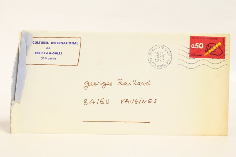 Lettre autographe signée