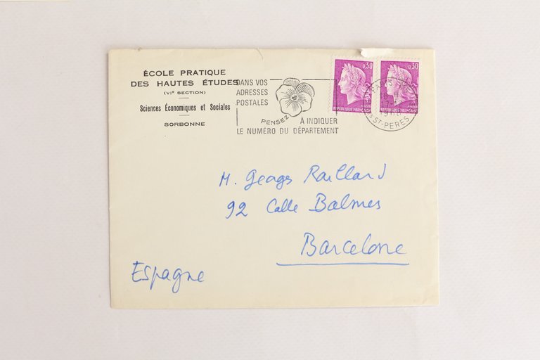 Lettre autographe signée à Georges Raillard