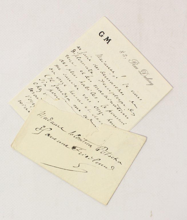 « Maupassant prêtre libre » • Lettre autographe signée à …