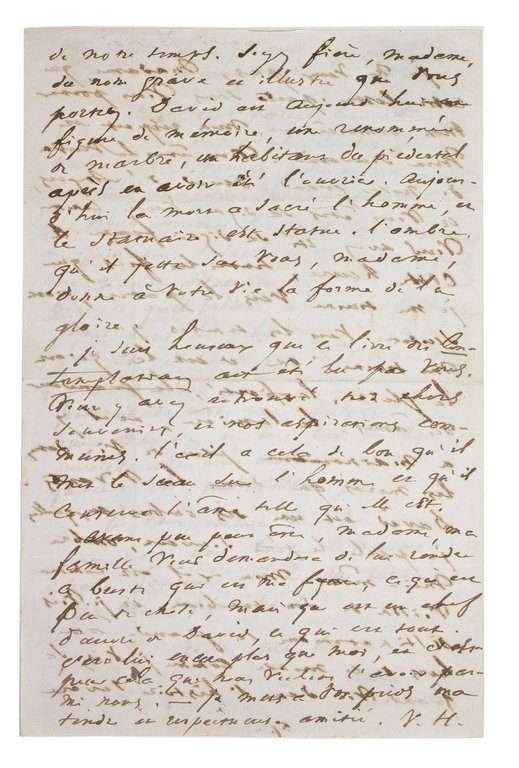 Mon exil est comme voisin de son tombeau, et je …