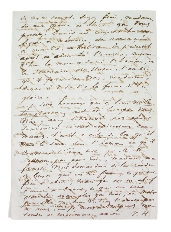 Mon exil est comme voisin de son tombeau, et je …