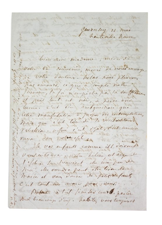 Mon exil est comme voisin de son tombeau, et je …