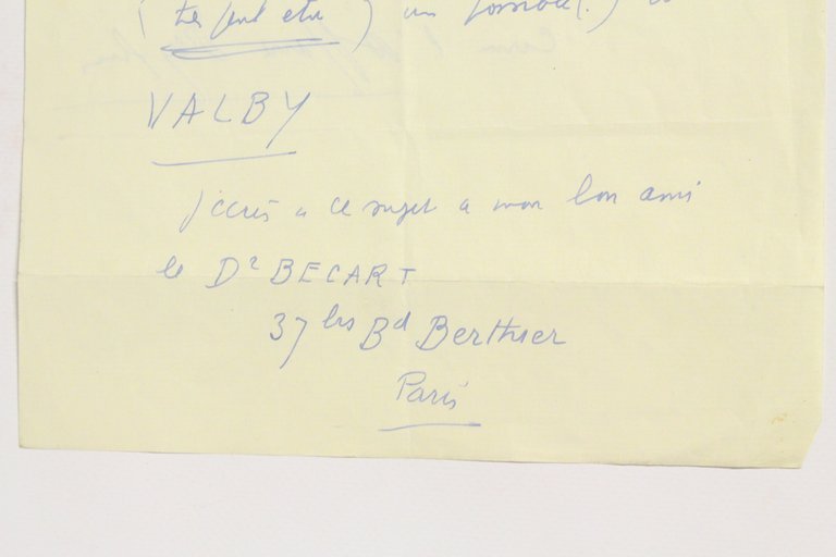 Lettre autographe signée à son ami lyonnais Charles Deshayes ". …