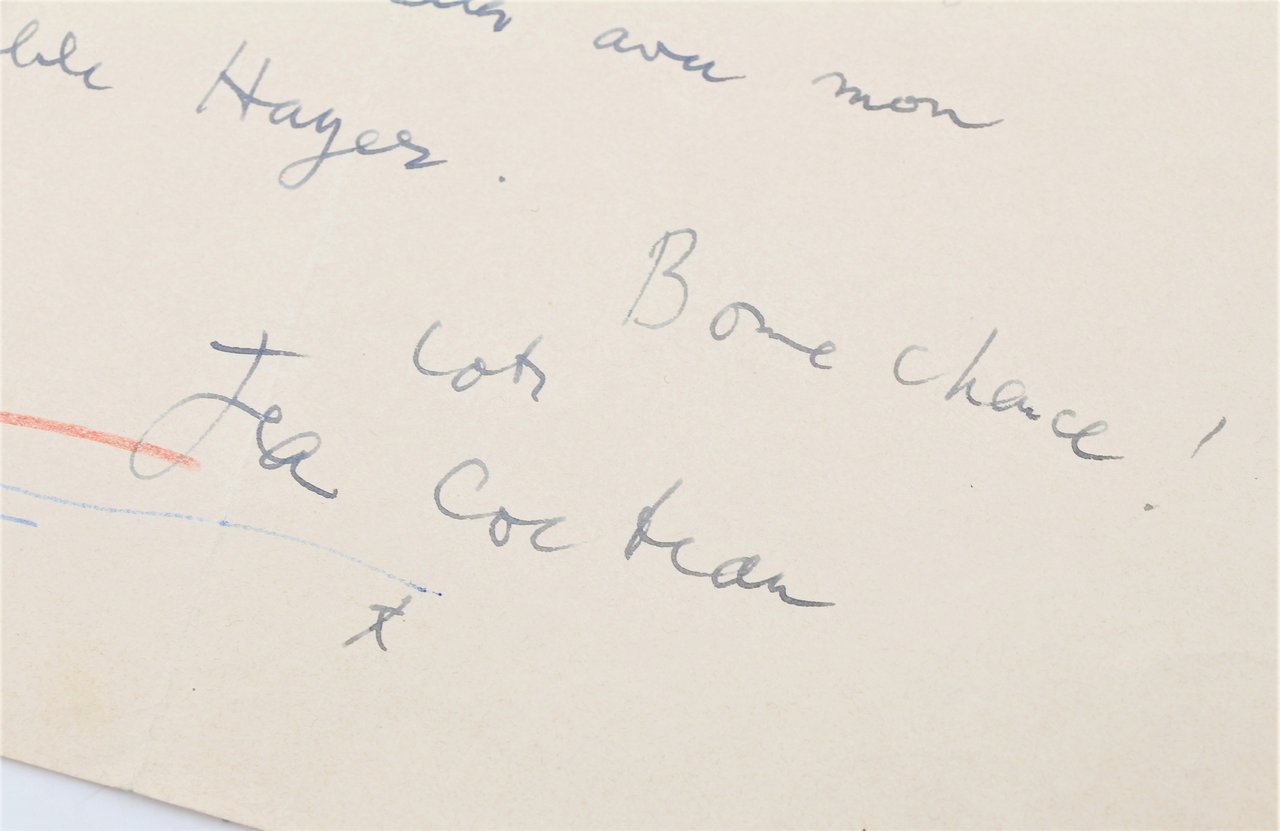 Lettre autographe signée adressée à Carlo Rim à propos du …