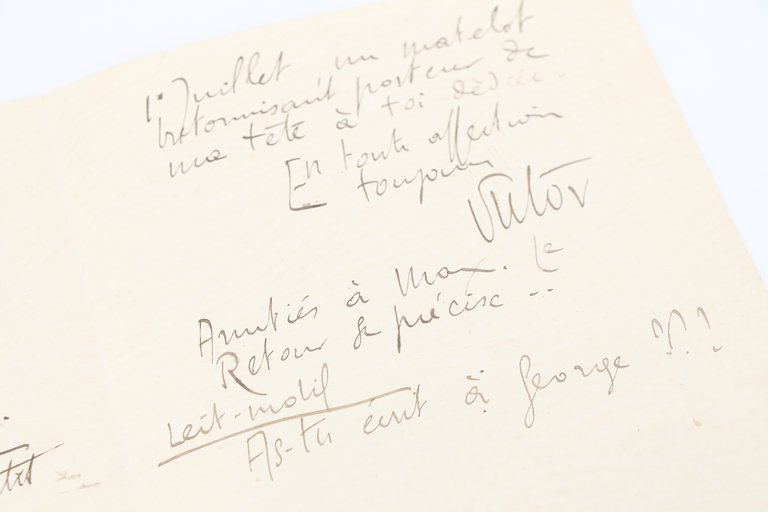 Lettre autographe signée adressée à Emile Mignard : Nouméa a …