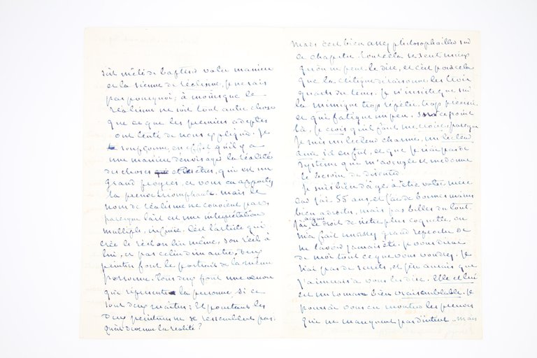 Lettre autographe signée adressée à Ernest Feydeau : "Je suis …