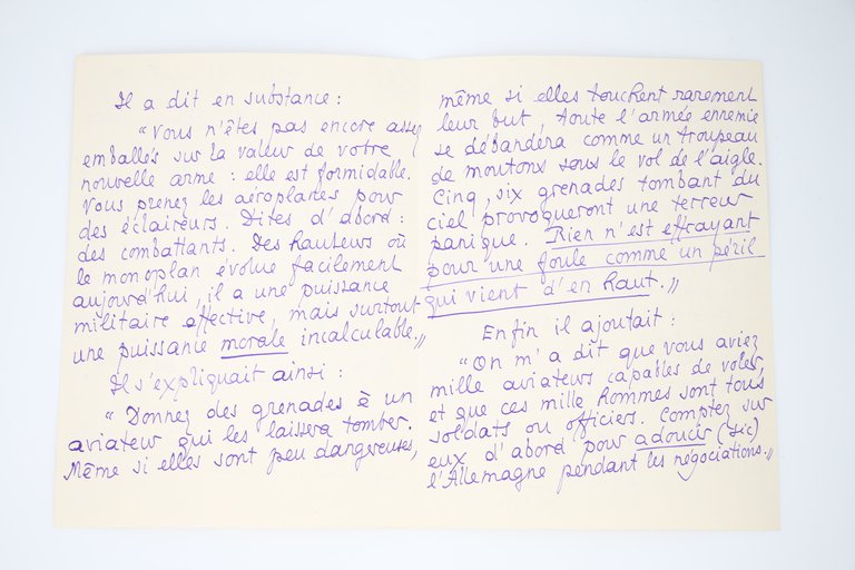 Lettre autographe signée adressée à Georges Louis : "Edison est …