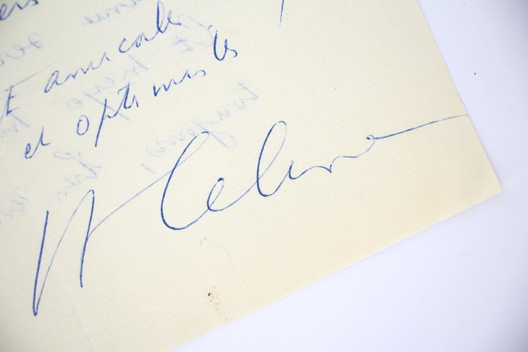Lettre autographe signée adressée à Maître Thorvald Mikkelsen : "Nous …