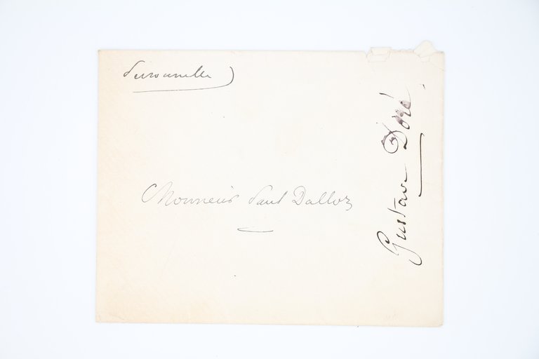 Lettre autographe signée adressée à Paul Dalloz