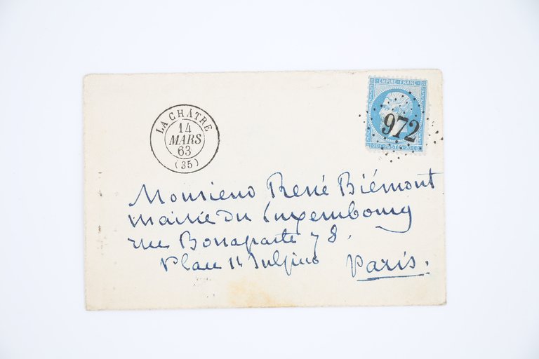 Lettre autographe signée adressée à René Biémont : "On n'est …