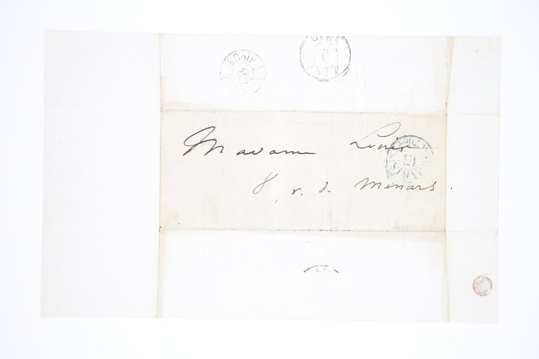 Lettre autographe signée adressée à Zoé du Vidal de Montferrier
