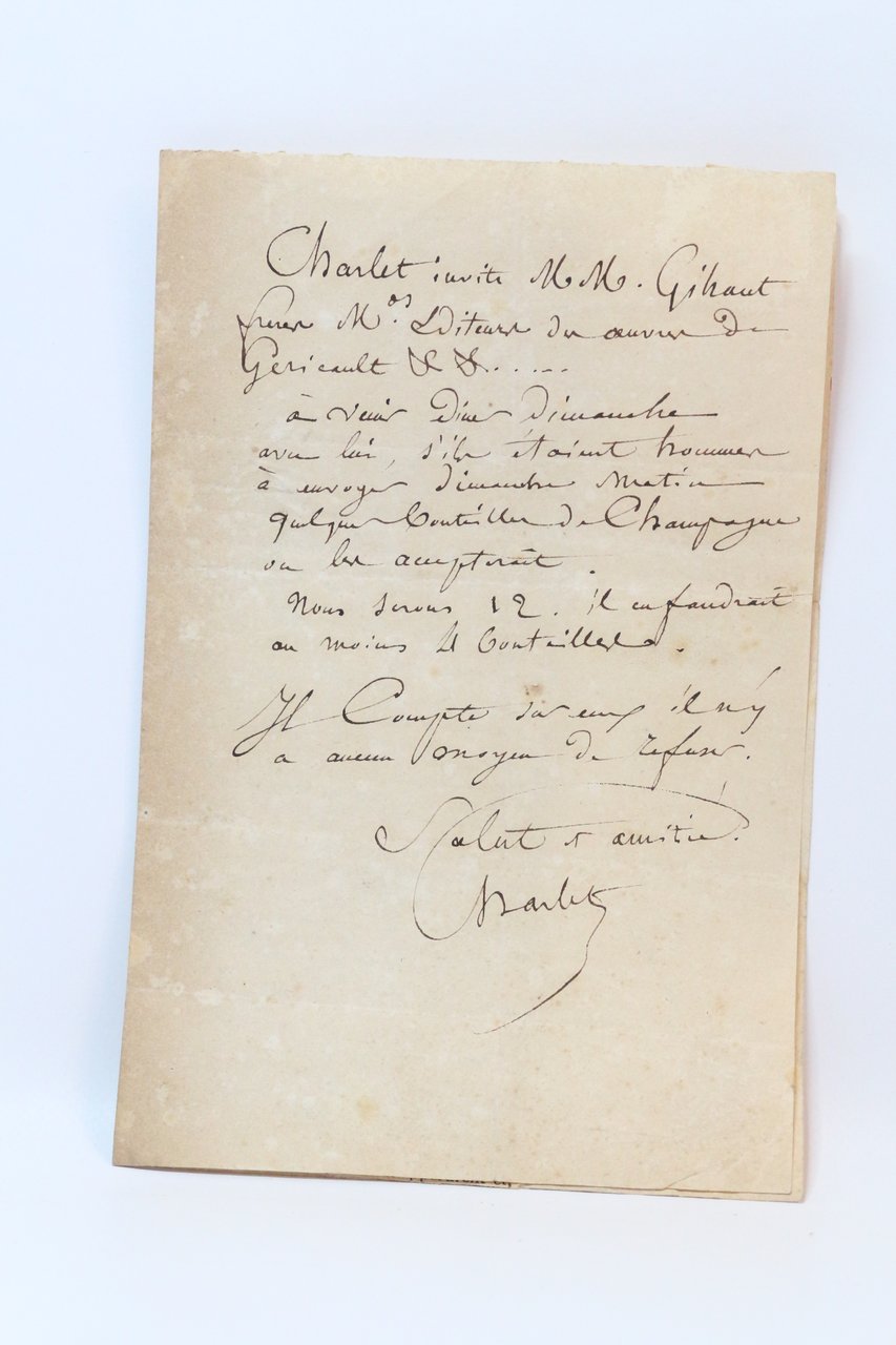 Il en faudrait au moins 4 bouteilles [de champagne] • …