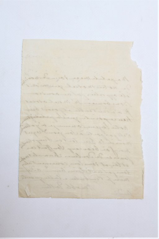Lettre autographe signée d'Amable Tastu à sa belle-mère Élise Voïart